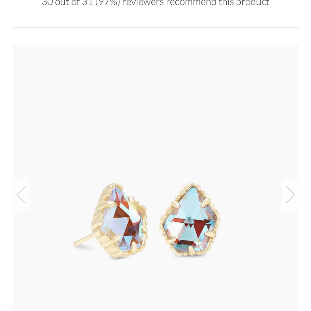 Kendra Scott Tessa Dichoric Glass earrings